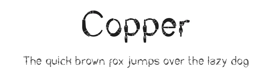 Copper by weknow — Decorative Font
