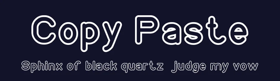 Copy Paste by weknow — Decorative Font — thumbnail 2