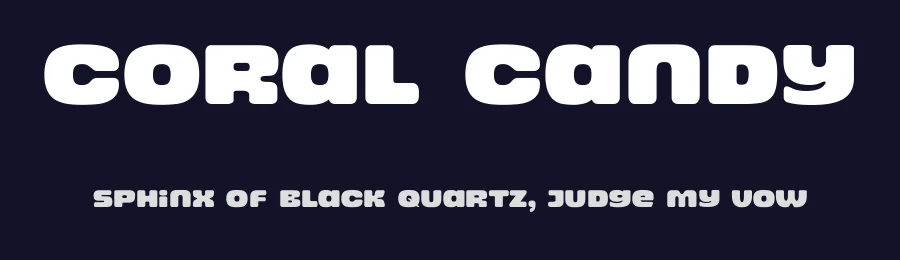 Coral Candy by Letterhend Studio — Decorative Font — thumbnail 2