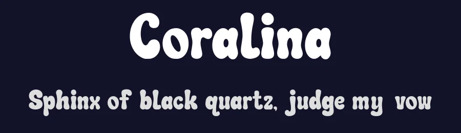 Coralina by Dedi Setiyawan — Decorative Font — thumbnail 2