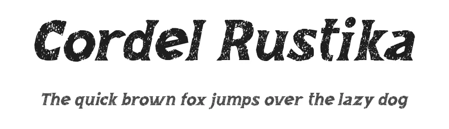 Cordel Rustika by Galdino Otten Fonts β Decorative Font