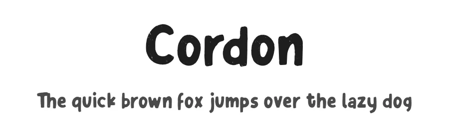 Cordon