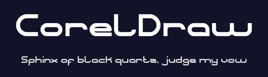 CorelDraw by weknow — Display Font — thumbnail 2