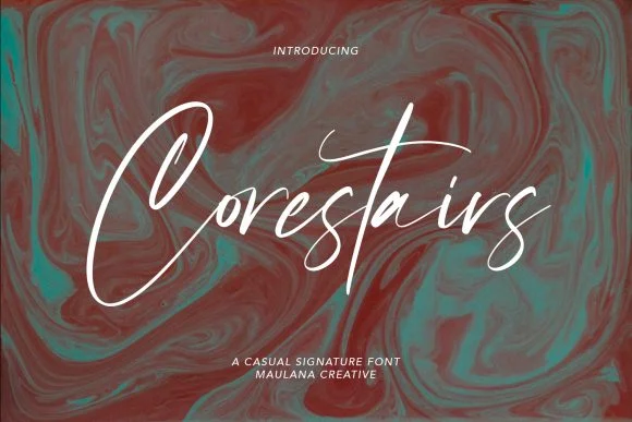 Corestairs Font by Maulana Creative — Script Handwritten Font