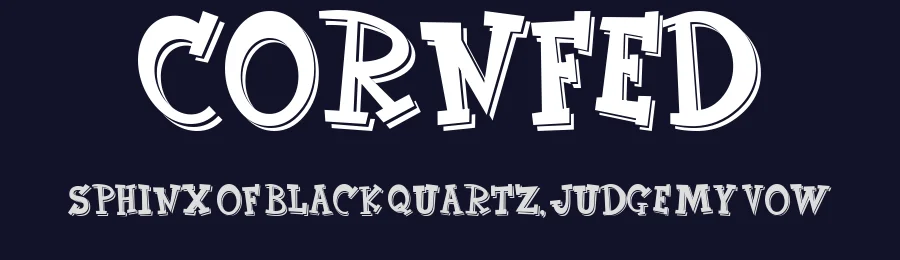 CornFed by Gaut Fonts — Decorative Font — thumbnail 2