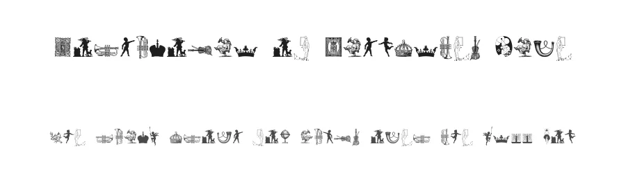 Cornucopia of Dingbates Five by Intellecta Design — Dingbats Font