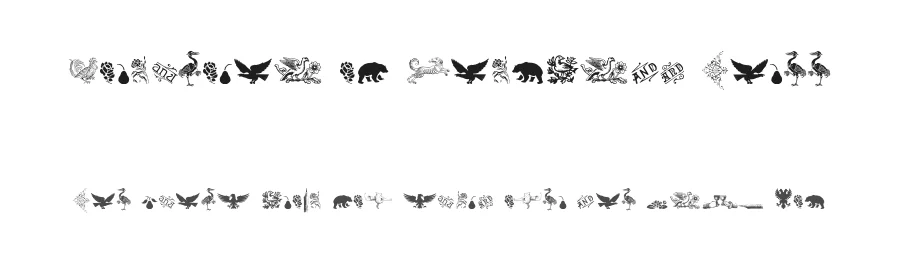Cornucopia of Dingbats Three by Intellecta Design — Dingbats Font