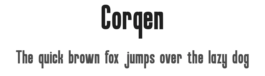 Corqen by Muksal Creative — Sans Serif Font