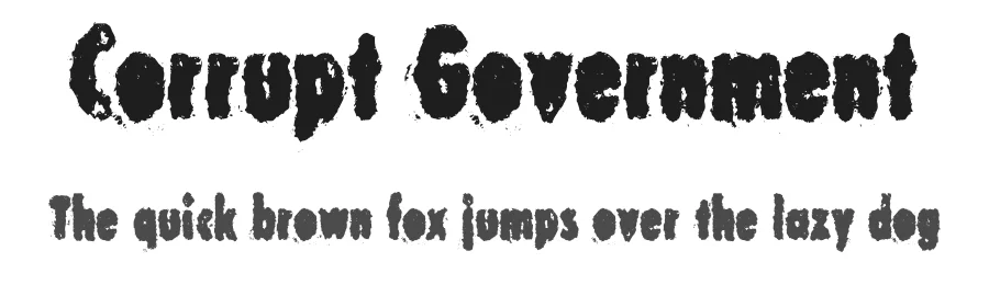 Corrupt Government
