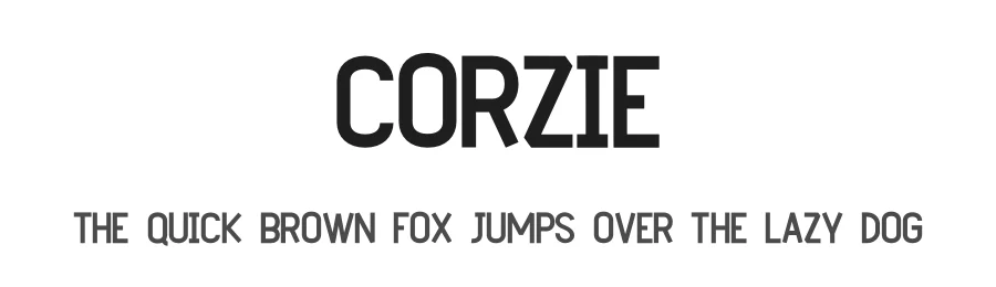 Corzie by Kurnia Setyadi β Sans Serif Font