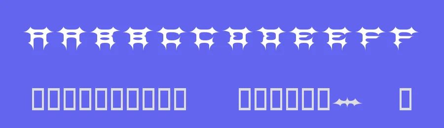 Cosmic Bats by Cosmic Cosmos — Blackletter Font — thumbnail 3