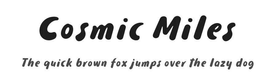 Cosmic Miles