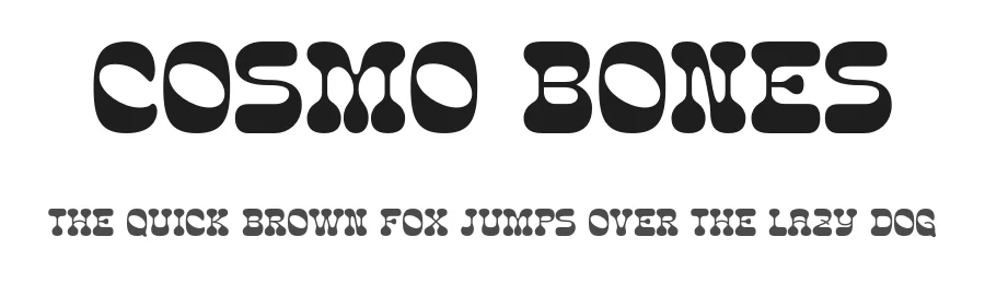Cosmo Bones by Letterhend Studio β Decorative Font