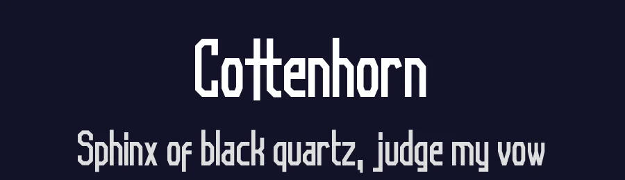 Cottenhorn by Display Studio — Sans Serif Font — thumbnail 2