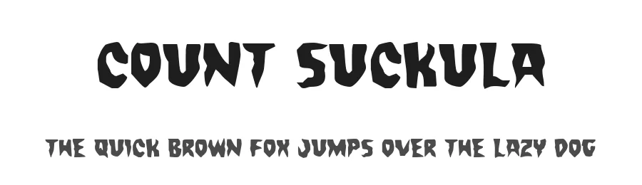 Count Suckula by Iconian Fonts — Decorative Font