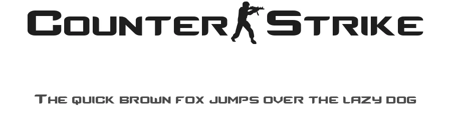 Counter-Strike by SoJa β Display Font