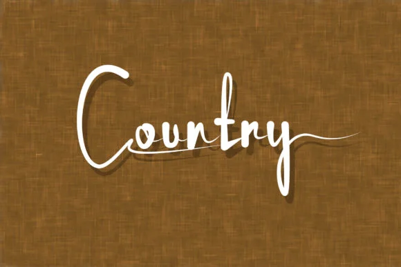 Country Font by Designvector10 — Script Handwritten Font