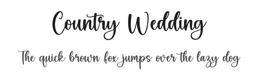 Country Wedding