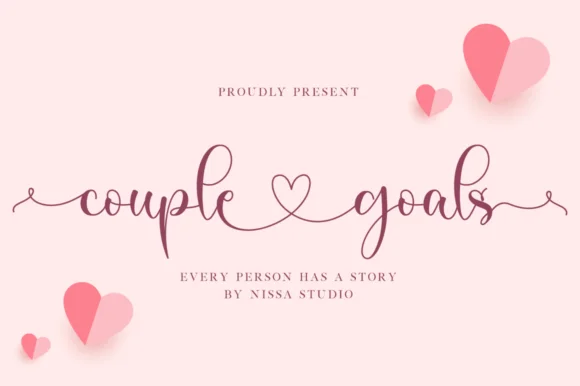 Couple Goals Font by NissaStudio — Script Handwritten Font