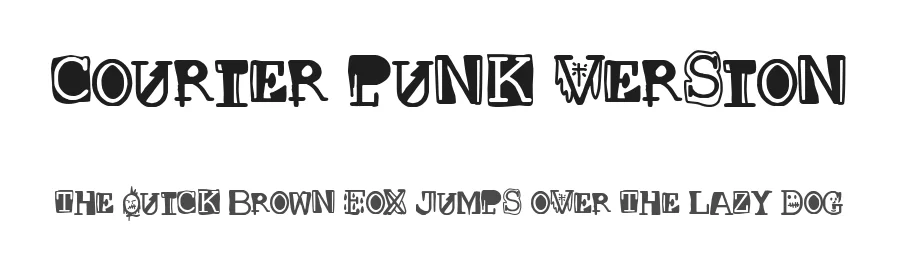Courier punk Version