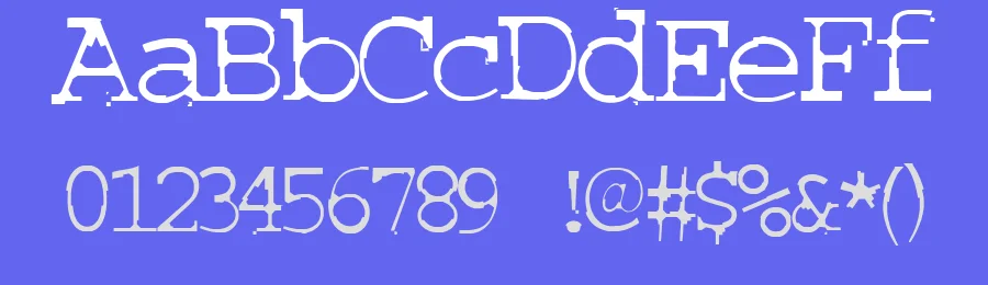 Couriertxt by Canale Studio, Inc. — Decorative Font — thumbnail 3