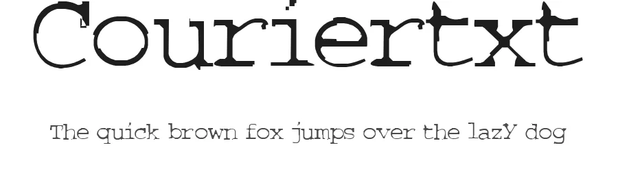 Couriertxt
