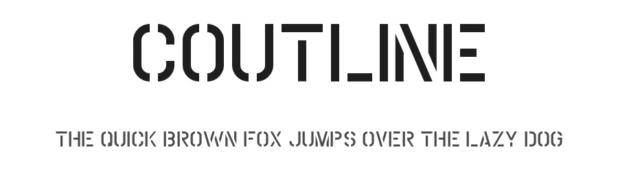 Coutline by Creatype Studio — Decorative Font