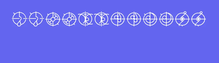 Covenant / Forerunner by Xc'Elite AKA War-Master — Dingbats Font — thumbnail 3