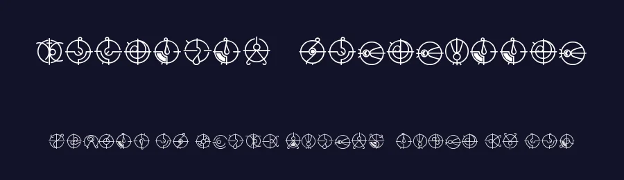 Covenant / Forerunner by Xc'Elite AKA War-Master — Dingbats Font — thumbnail 2