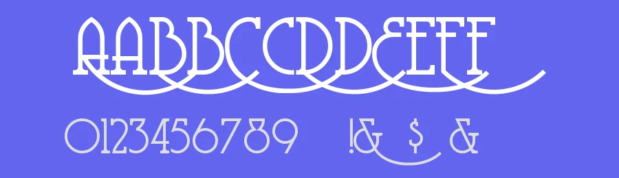 Coventry Garden by Nick's Fonts — Decorative Font — thumbnail 3
