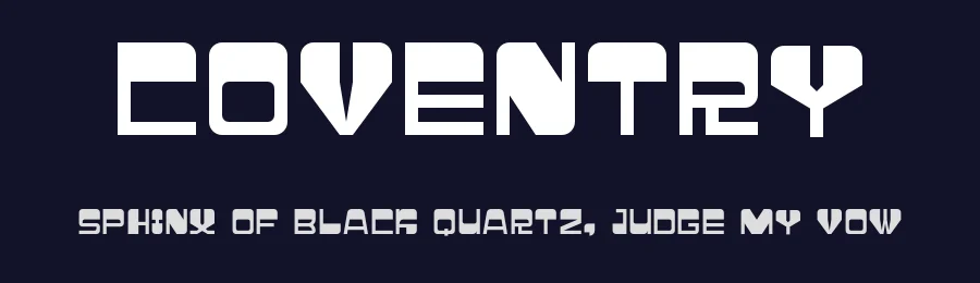 Coventry by Sugiharto Art Studio — Decorative Font — thumbnail 2