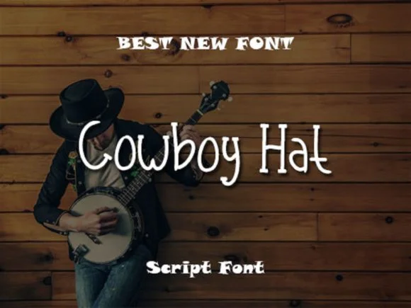 Cowboy Hat Font by scriptstrategy — Script Handwritten Font
