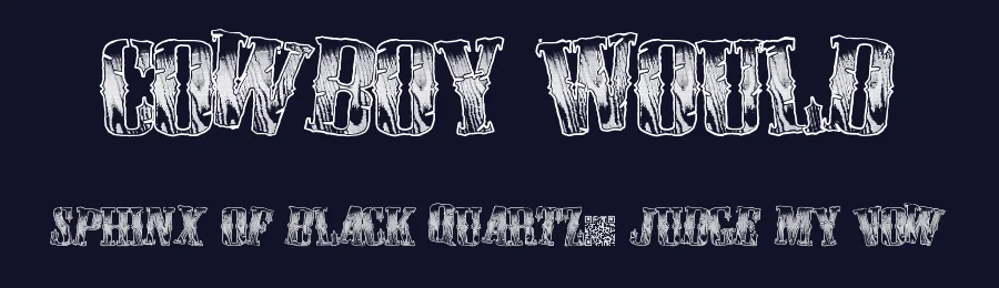 Cowboy Would by Xerographer Fonts — Decorative Font — thumbnail 2