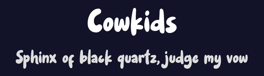 Cowkids by Weape Studio — Decorative Font — thumbnail 2