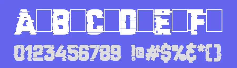 Cracked Code by imagex — Decorative Font — thumbnail 3