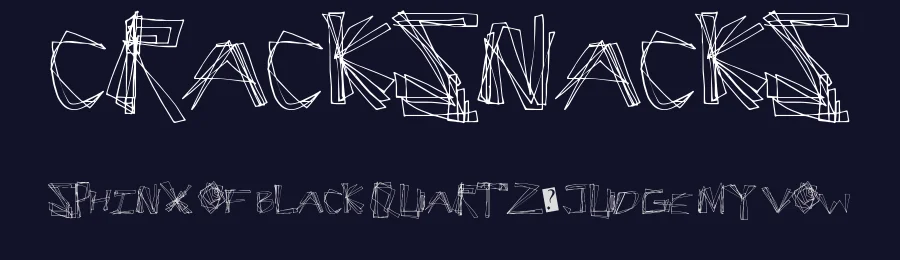 CrackSnacks by Xerographer Fonts — Script Handwritten Font — thumbnail 2