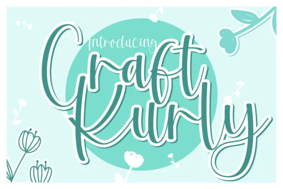 Craft Kurly Font by fiqiart — Script Handwritten Font