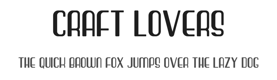 Craft Lovers by HansCo — Decorative Font