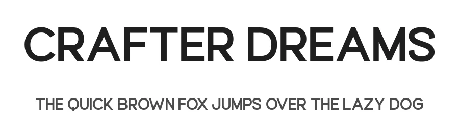 Crafter Dreams by Nandesign Studio β Sans Serif Font