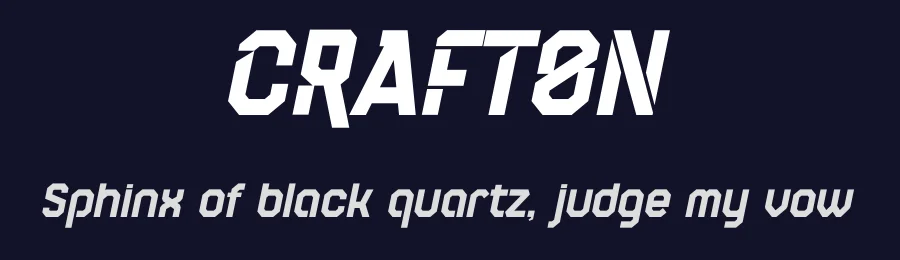 Crafton by Mocha Frappuccino — Sans Serif Font — thumbnail 2