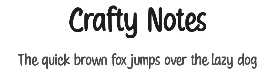 Crafty Notes by Niskala Huruf — Decorative Font
