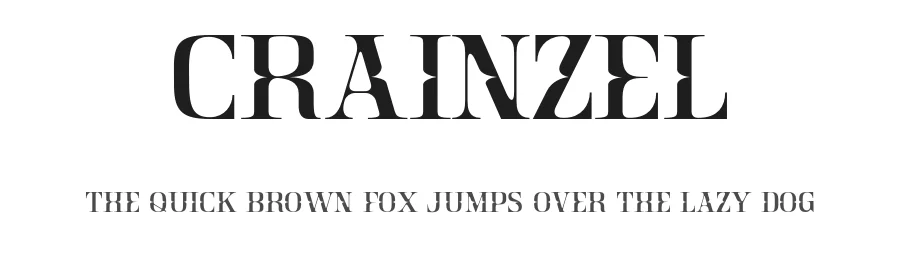 Crainzel by Letterhend Studio — Serif Font