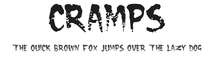 Cramps by pOPdOG fONTS — Script Handwritten Font