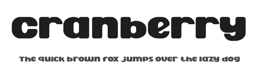 Cranberry by Kong Font — Decorative Font