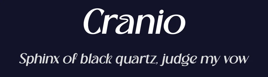 Cranio by Afkari Studio — Sans Serif Font — thumbnail 2