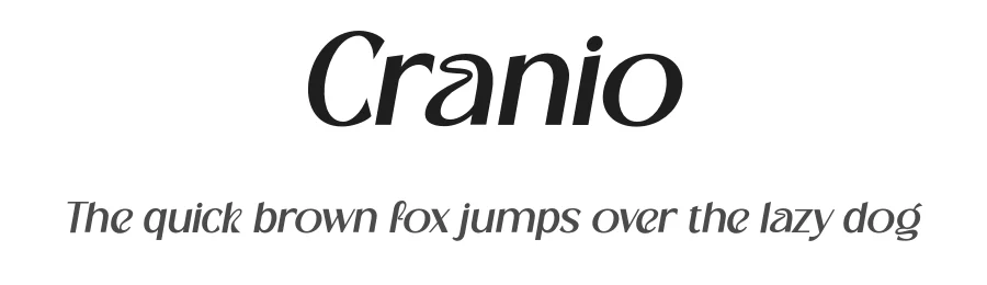 Cranio by Afkari Studio — Sans Serif Font