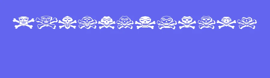 Cranium by Vladimir Nikolic — Dingbats Font — thumbnail 3
