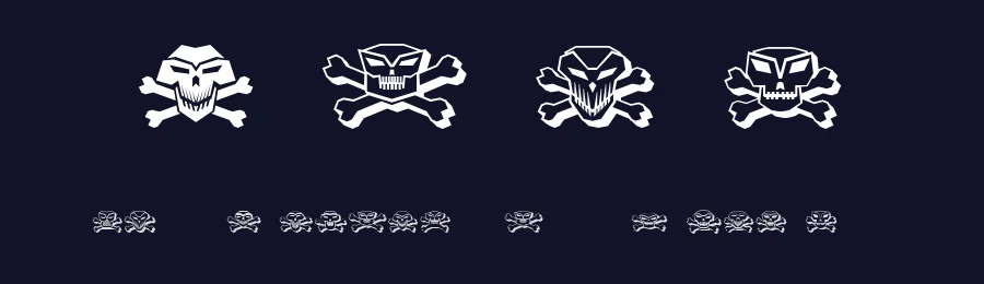 Cranium by Vladimir Nikolic — Dingbats Font — thumbnail 2