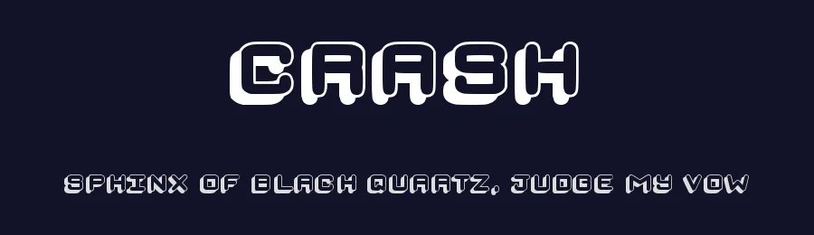 Crash by Brixdee — Display Font — thumbnail 2