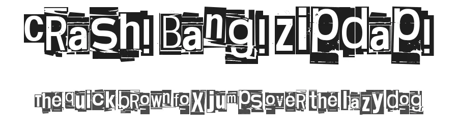 Crash! Bang! Zipdap!